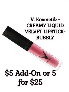 V. Kosmetik - CREAMY LIQUID VELVET LIPSTICK- BUBBLY